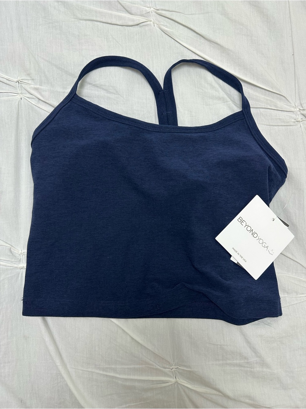 Beyond Yoga Spacedye™ Slim Racerback Cropped Tank 
Size small 
New with tags